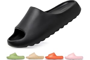 Jesindr Claquette Hommes Claquettes Femme Plage Ete Sandales Homme Caoutchouc Pantoufles Femme AntidéRapante Piscine Slide Unisex Epaisse Confort Foam Slides