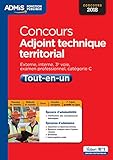 Concours Adjoint technique territorial - Catégorie C - Tout-en-un - Concours 2018