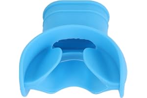 Haofy Boccaglio per Boccaglio, Bocchino Universale per Erogatore per Immersione, Silicone Alimentare Morbido Ed Elastico con Laccio per Immersione in Apnea