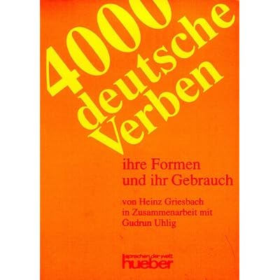 4000 Deutsche Verben Ihre Formen Und Ihr Gebrauch Deutsch Als Fremdsprache Pdf Kindle Lycusdeweys