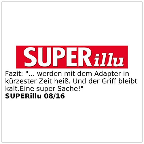 Rosenstein & Söhne Universal-Adapterplatte für Induktionskochfelder, 24 cm, 2er-Set - 6