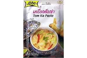 Lobo Tom Ka Paste wholesale x 6 packs (6 packs x 50 g.) 100% Natural Thai Product by Lobo