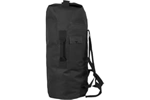 DOMINATOR URBAN COMBAT Dominator Sac marin tactique 100 l Sailor Round Tactical, Noir , Taille unique, Sac marin