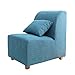 Produktbild Sitzsäcke Lazy Sofa Single Kleine Wohnung Wohnzimmer Schlafzimmer Stoff Sofa Stuhl Cafe Sitz (Farbe : Blau)