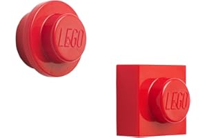 Room Copenhagen Set di magneti Lego, Rosso, One Size