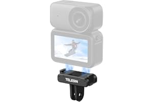 TELESIN Magnetic Quick Release Adapter Mount for DJI Osmo Nano, Adapter Base for DJI Osmo Nano Accessories, with Dual-Direction Magnet, HyperMagnetic Force&Metal Latches, Shock-Absorbing Silicone Pad