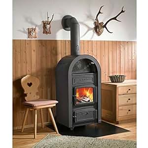Kohle - Holz - Huettenofen (Robuster Dauerbrandofen aus schwarzem