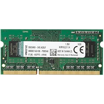 Kingston KVR16LS11/4 - Memoria RAM de 4GB (DDR3L Non-ECC