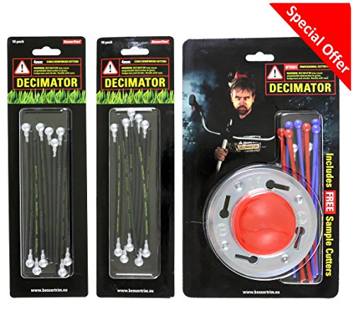 „BesserTrim” Grasschneidsystem „Professional” Kopf und 2 x 10 „Decimator”-Fäden