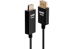 LINDY - Cavo attivo da DisplayPort a HDMI con HDR, 3 m