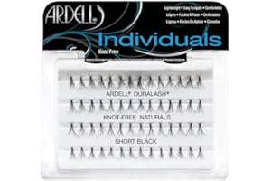 ARDELL Individuals Duralash Knot-Free Naturals. Pestañas Postizas Individuales - Longitud Corta - Sin Nudo. Contiene 56 Pestañas Postizas Individuales - 56 Unidades