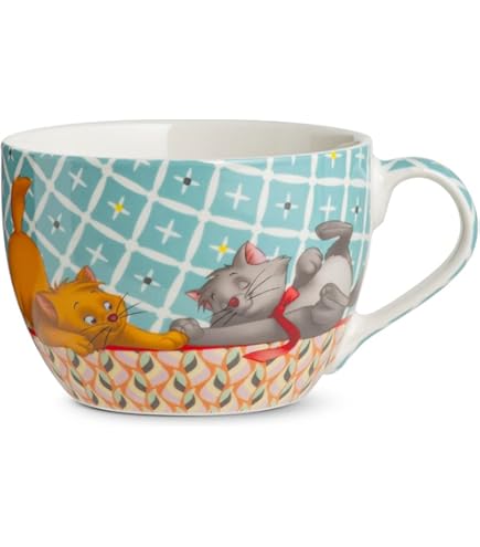 Egan Tazza Tom & Jerry Da 480 Ml - Bone China, Microonde E Lavastoviglie - Foto 2