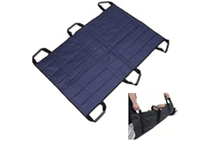 LANGJIAO Drap De Glisse Drap De Transfert, Alèse De Positionnement avec 6 Poignées Renforcées,Drap Patient Réutilisable Et Lavable pour Soignant, Aide Familiale, Alité, Personne Âgée