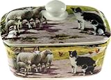 Material: Keramik Collie and Sheep Design Fine China Butter Dish