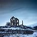 Produktbild Aaloolaa 1,8x1,8m Fotografie Hintergrund Artistic Backdrops Winter Snow Night Sky Outdoor Ancient Historical Site Architecture Snowfield Weeds Foto Shooting Props Video Studio