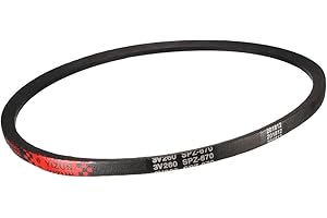 sourcing map Correa Trapezoidal de Accionamiento V, Circunferencia Exterior de 670mm, SPZ670 Modelo, Correa de Transmisión de Goma de Potencia Industrial