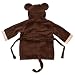 BOMIO Baby Girls' Plain Robe Brown Affe