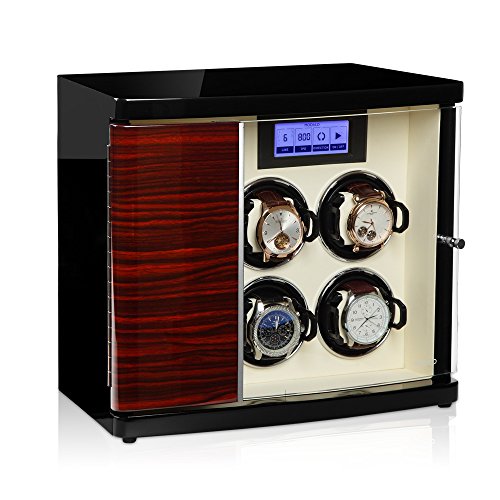 Modalo Timeless MV3 Uhrenbeweger für 6 Automatikuhren in makassar beige 3006623