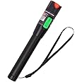 VFLTOOL Fiber Visual Fault Locator 30mW 30KM, VFL Fiber Optic Cable Tester Meter, Red Light Pen Tester Adapt LC/FC/SC/ST Interface, Fiber Network Cable Test Kit Fiber Light Source Testers(Aluminum)
