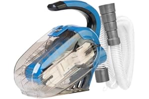 Petite DP Auto Dog Brush - ADB avec tuyau d'aspiration - Brosse pour chien pour animaux de compagnie idéale pour les chiens et les chats à poils moyens à longs pour entretenir et nettoyer le pelage -