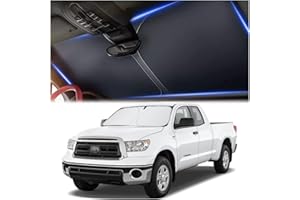 GTLM 240T Thickened Automotive Glass Sunshade and Comes with Storage Bag,Keep Car Interior Cool,Universal Windshield Sun Shade Fit for Cars,Trucks,SUVs (XL: 150x80cm)