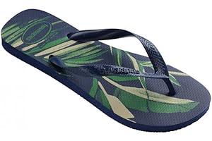 Havaianas - Brasil Logo, ikonische, bequeme und langlebige Badelatschen mit Brasilien- Flagge und rutschfester Sohle mit farbigen Streifen, Unisex-Erwachsene
