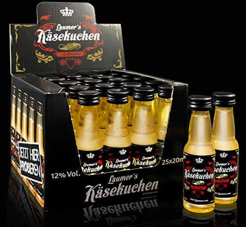 Preisvergleich Produktbild Käsekuchen-Likör, Shots, 25 x 2cl Klopfer