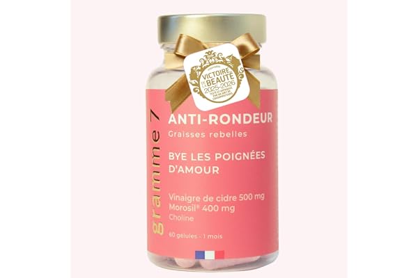 Morosil® 400 mg - Brûleur de Graisse Puissant - Vinaigre de Cidre 500 mg - Choline - Perte de Poids & de Graisse Abdominale - 60 Gélules - Vegan - Fabriqué en France