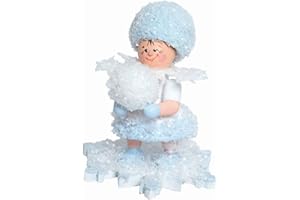 DRECHSLEREI KUHNERT Schneeflöckchen mit Schneekugel - 5 cm