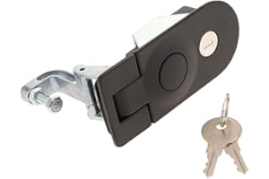 Tubayia Ersatz RV Kompression Türschloss Verschluss mit 2 Stück Schlüssel für Trailer Wohnmobil