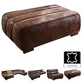 Bezugsstoff in Antiklederoptik mit weicher Haptik: Mikrofaser Antik  (100 % Polyester), Farbe: Chocco (braun)