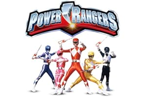 PARTYLANDIA Cialda In Ostia Power Rangers Con Scritta Torta Decorazioni Dischi Commestibile