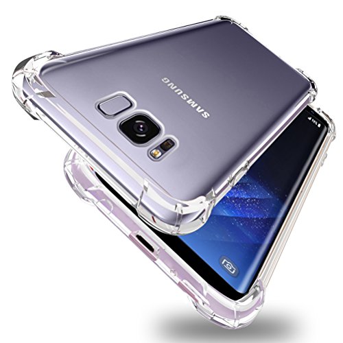 WindCase Galaxy S8 Plus Funda  Ultra Slim Case Cristalina Clara Transparente Carcasa Gota Protecci  n TPU Protectora para Samsung Galaxy S8 Plus