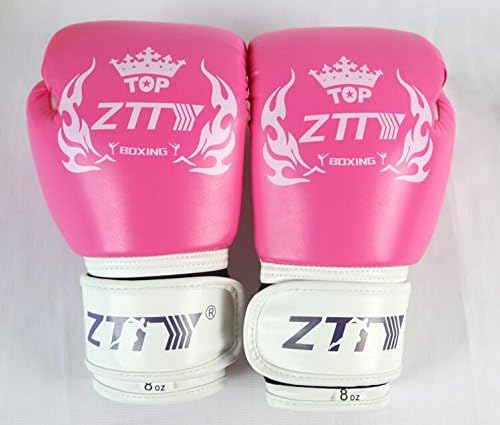 TTYY Boxing Gloves Fitness Fighting Self-Defense 12OZ PU Material Integrated Molding , Pink