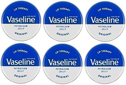 Vaseline Lip Therapy Petroleum Jelly 20g ORIGINAL x 6 Tins