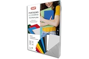 Portadas de encuadernación DHP Transparente A4 Polipropileno (100 Unidades)