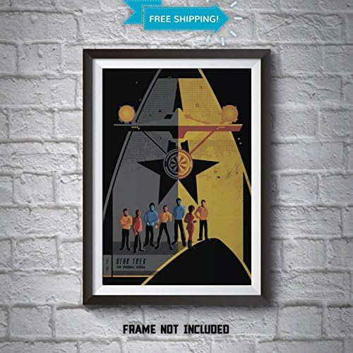 Star Trek Art Print - The Original Series Abstract Wall Art Poster Print - Pop-Art Posters - 3 for 2 on all Art Prints and Wall Decals