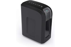 Bonsaii 3D14 niszczarka dokumentów, do 8 arkuszy, cięcie na stałe (poziom bezpieczeństwa P-4), silnik o wysokiej wydajności, nadaje się do ochrony danych zgodnie z rozporządzeniem (DSGVO 2018), czarny/srebrny