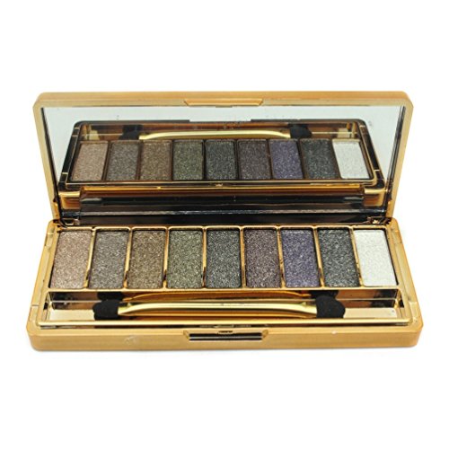 Ucanbe 9 Colors Flash Diamond Eyeshadow Palette Dramatic Glitter Eye Makeup Kit,No.3
