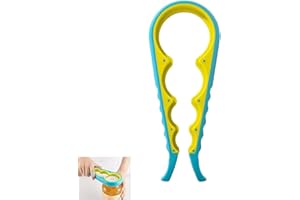 ZFLYXIAOHUA Apribarattoli,Multifunzione Apribottiglie,Apriscatole Manuale in Plastica, Apriscatole Per Lattine e Bottiglie,Svita Tappi Domestico Professionale,per Cucina,Ristorante,Bar,Anziani(blu)