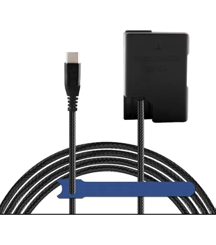 Câble D'alimentation USB-C Vers EP-5A Raeisusp PD - Pour Batterie Factice Nikon D3100 D3200 D3300 D3400 D3500 D5100 D5200