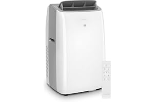 Klarstein Mini Climatiseur Mobile Silencieux Portable Puissante 4 en 1, Mode Nuit, Déshumidificateur, Ventilateur, à Faible Conso, Evacuation, 14000 BTU