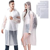 Relaxdays Poncho Antipioggia, Set Da 10, Cappuccio, Mantellina - Foto 10