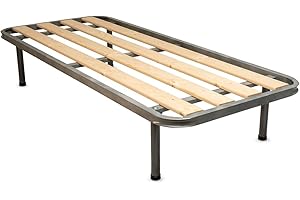 Bed Store SISTEMI RIPOSO Rete A Tavole Singola 80X190 Ortopedica Rinforzata 4 Piedi