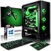 Produktbild VIBOX Venom GL580T-27 Gaming PC Computer mit Spiel Bundle, Windows 10 OS, 28 Zoll 4K Monitor (4,6GHz Intel i5 6-Core, 2X Dual SLI GeForce GTX 1080 Ti, 32Go DDR4 RAM, 240GB SSD, 4TB HDD)