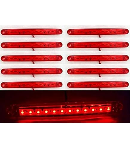 4 Luci Ingombro LED Bianche - 12V/24V, Per Camion, Roulotte E Caravan, 15 LED Ciascuna - Foto 7