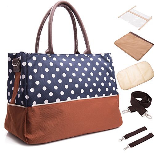 Preisvergleich Produktbild BAYTTER® Multifunktionale Baby Wickeltasche Pflegetasche Handtasche Kinderwagen Buggy Pflegetasche, 40 x 18 x 29cm