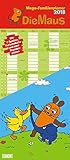 Die Maus 2018 - DUMONT Mega-Familienkalender mit 6 Spalten - Familienplaner mit 2 Stundenplänen und Ferientabelle - Hochformat 30,0 x 68,5 cm: Zur Sendung mit der Maus by 