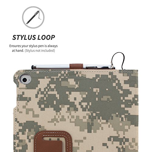 iPad Air 2 Hülle (Camouflage ), Snugg – Smart Case mit lebenslanger Garantie + Sleep / Wake Funktion - 5