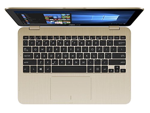 ASUS TP203NA-BP051T VivoBook Flip 11 6-inch Touchscreen Notebook  Shimmering Gold  -  Intel N3350 Processor  2 GB RAM  32GB eMMC  Windows 10 